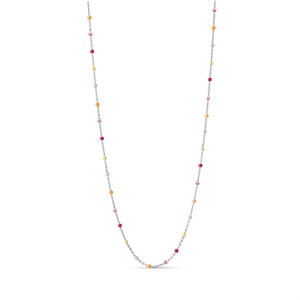 Enamel - LOLA RAINBOW Halskette in silber N55S